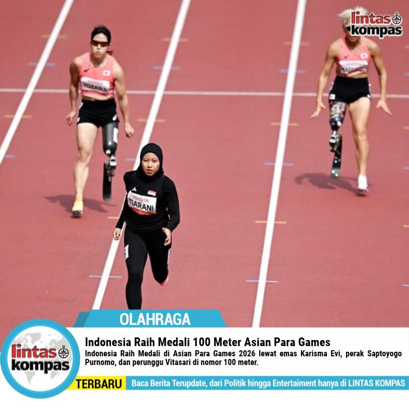 Indonesia Raih Medali 100 Meter Asian Para Games