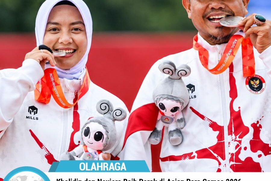 Kholidin dan Noviera Raih Perak di Asian Para Games 2026
