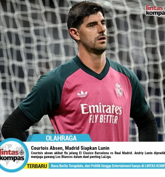Courtois Absen, Madrid Siapkan Lunin