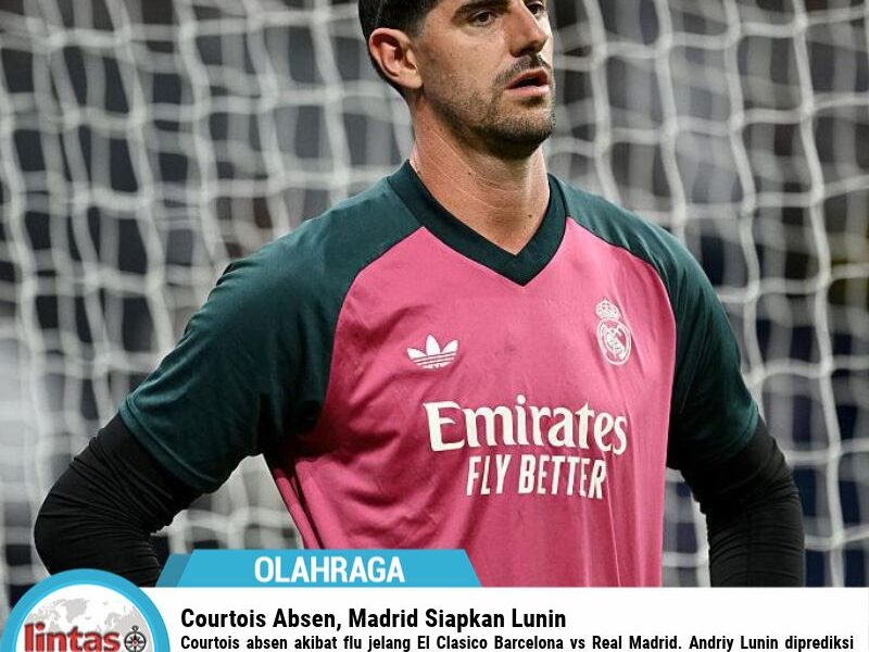 Courtois Absen, Madrid Siapkan Lunin