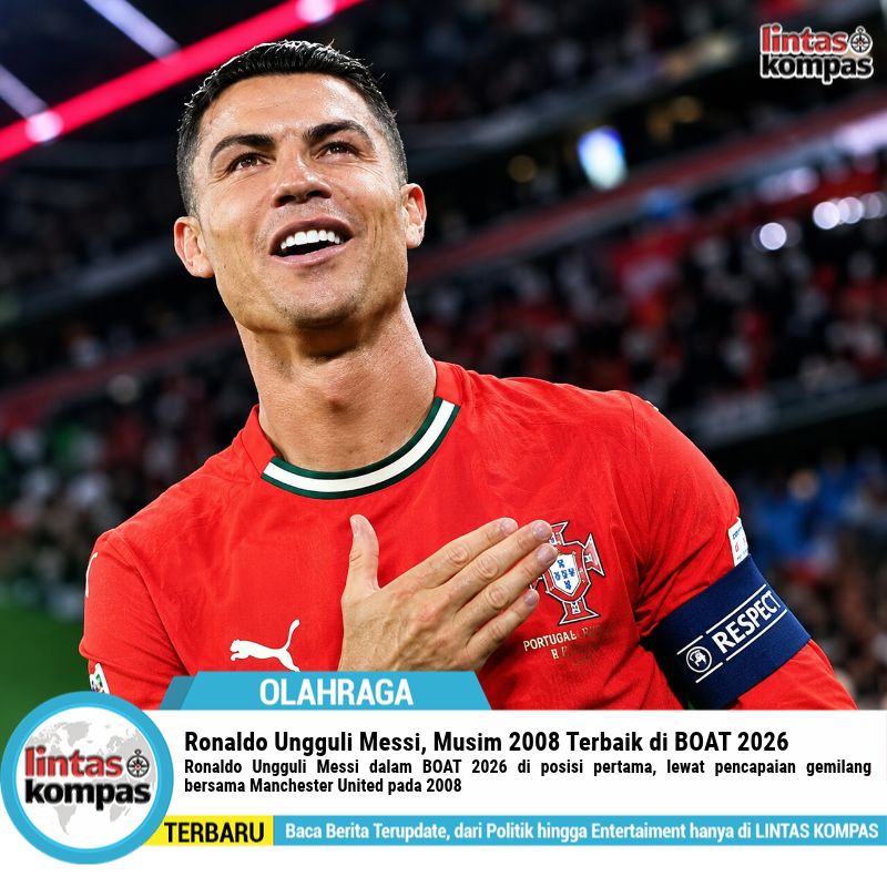Ronaldo Ungguli Messi, Musim 2008 Terbaik di BOAT 2026