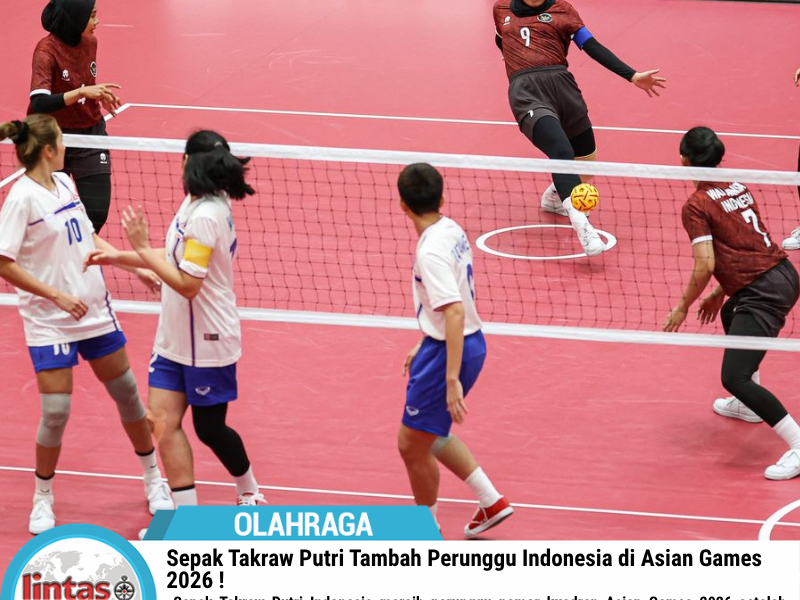 Sepak Takraw Putri Tambah Perunggu Indonesia di Asian Games 2026