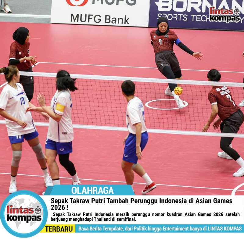 Sepak Takraw Putri Tambah Perunggu Indonesia di Asian Games 2026
