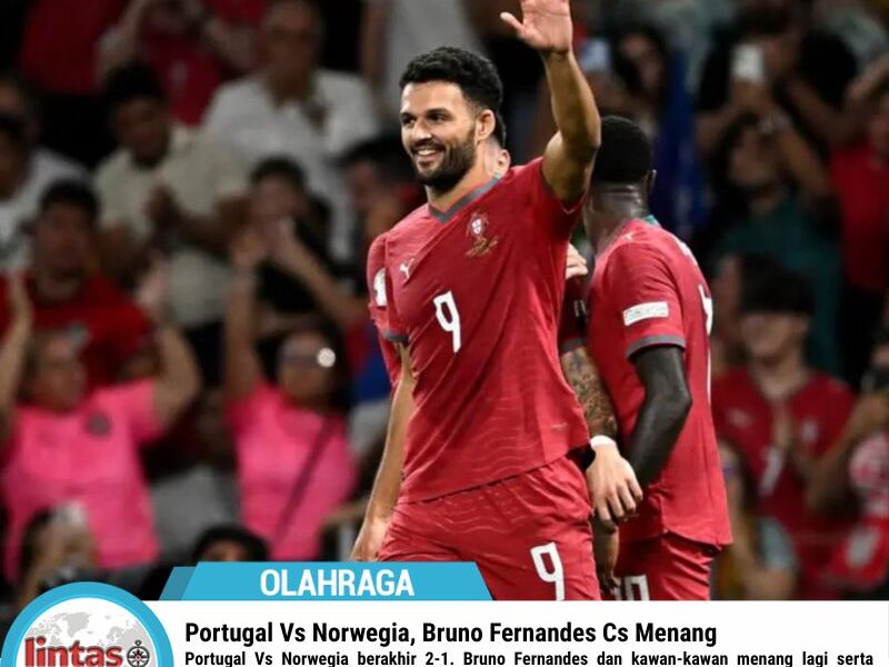 Portugal Vs Norwegia, Bruno Fernandes Cs Menang