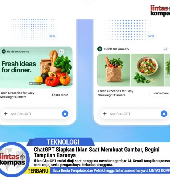ChatGPT Siapkan Iklan Saat Membuat Gambar, Begini Tampilan Barunya